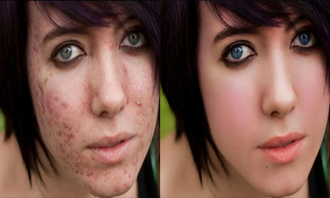 do photo retouching and photo editing