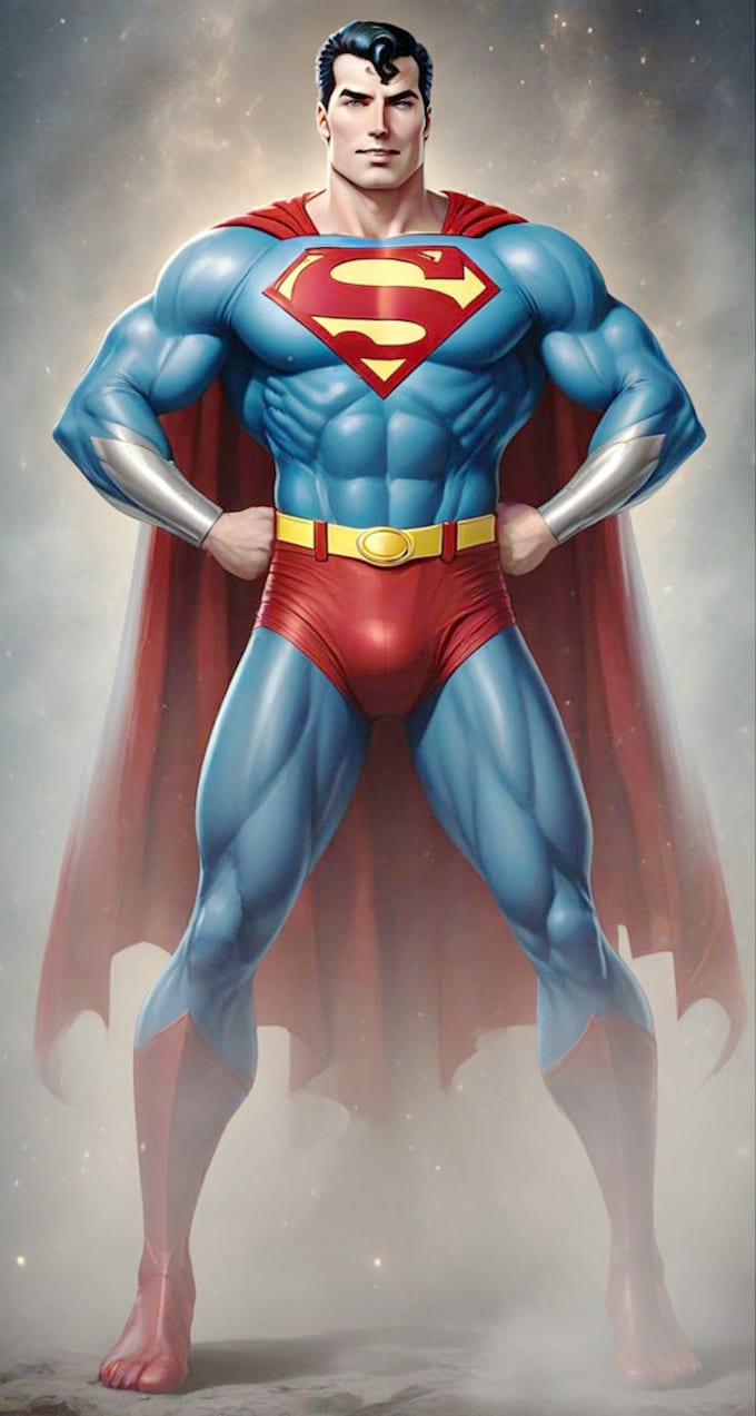 create superhero cartoon character for you