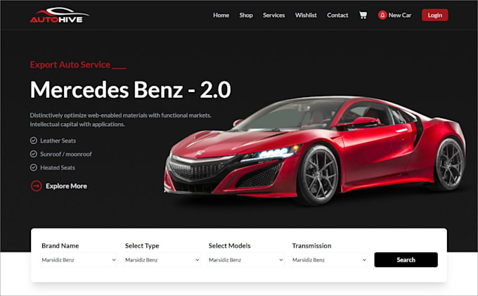 develop a fast responsive landing page with react and nextjs