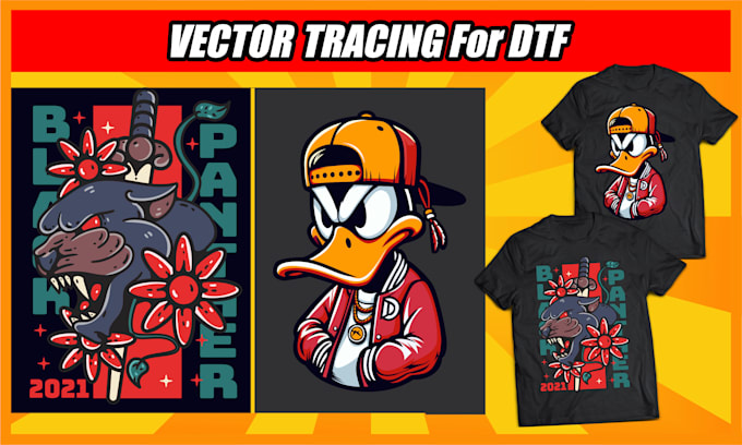 professional vector tracing for dtf printing