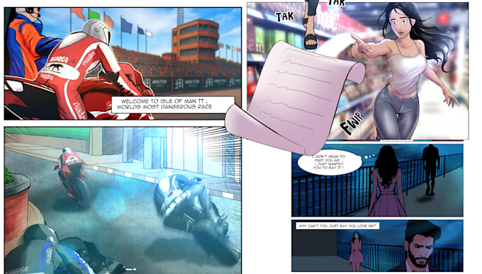 make professional quality comic , webcomic