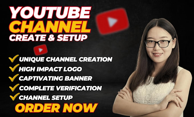 create and setup youtube channel