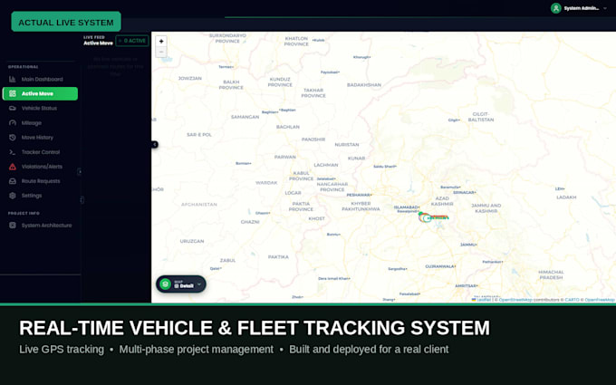 build real time gps vehicle tracking app and fleet management dashboard