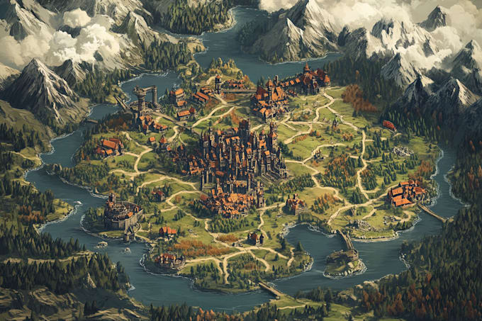 do fantasy dnd map campaign map cartography