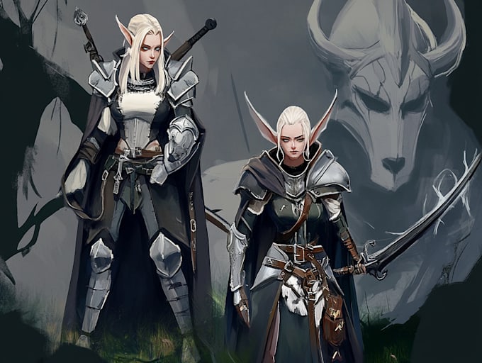 create a dark fantasy character for you