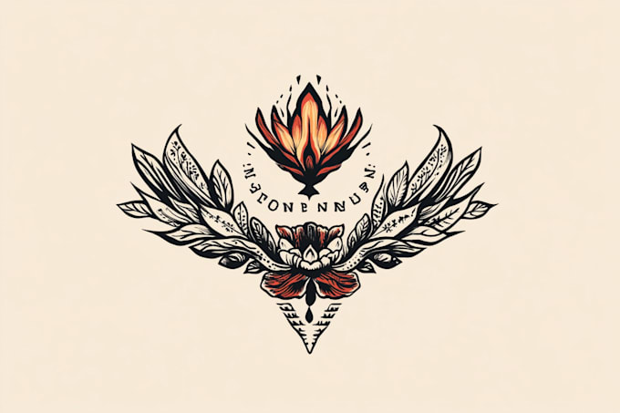make minimalist line art tattoo design