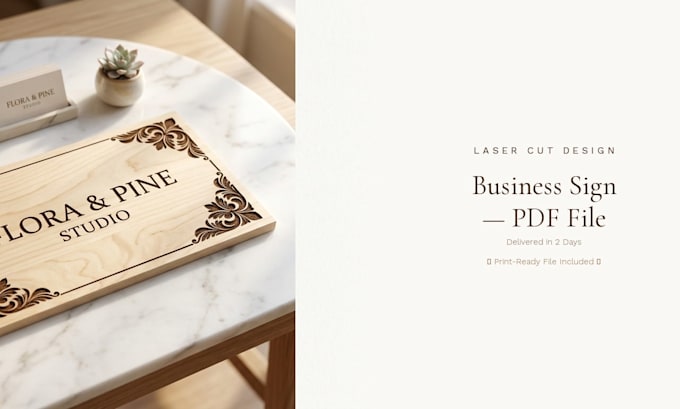 design a vector file for laser cut
