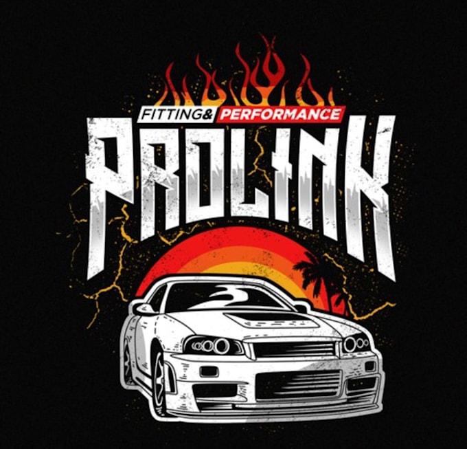 do a cool car logo design for your business