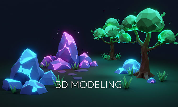 model 3d assets models props and character