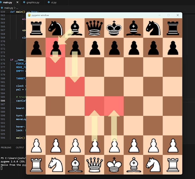 develop games, apps, and simulators using pygame and python