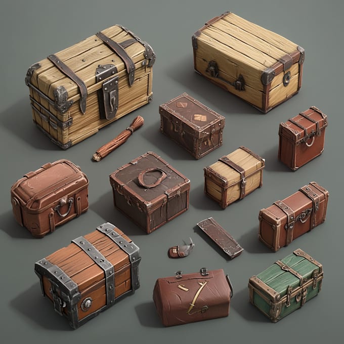 create game props and objects