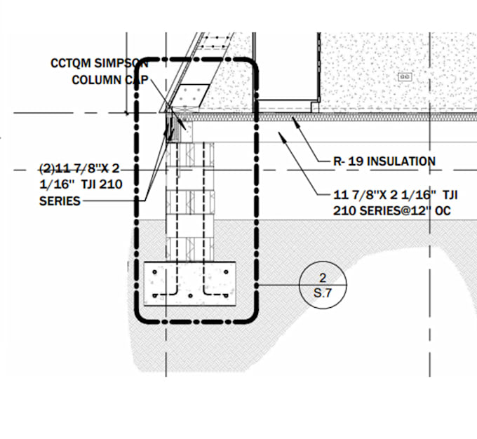 a frame structural package for permit