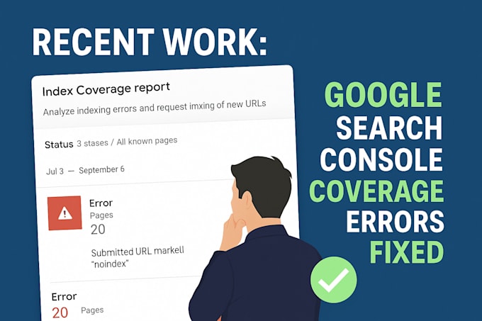 fix google search console coverage errors and improve your website indexing