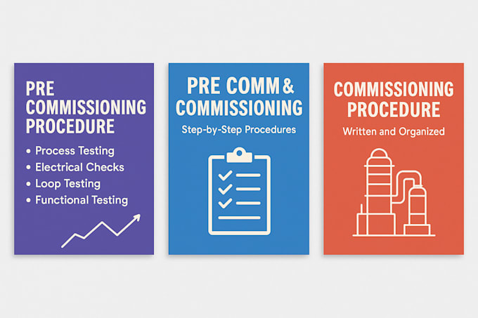 create pre comm and commissioning procedure