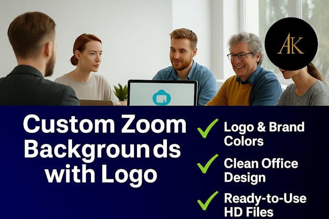 design professional zoom virtual office backgrounds