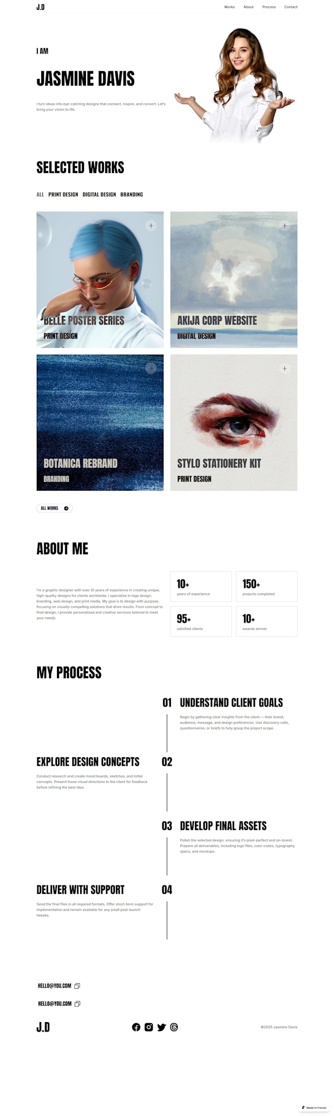 update and fix your framer website template