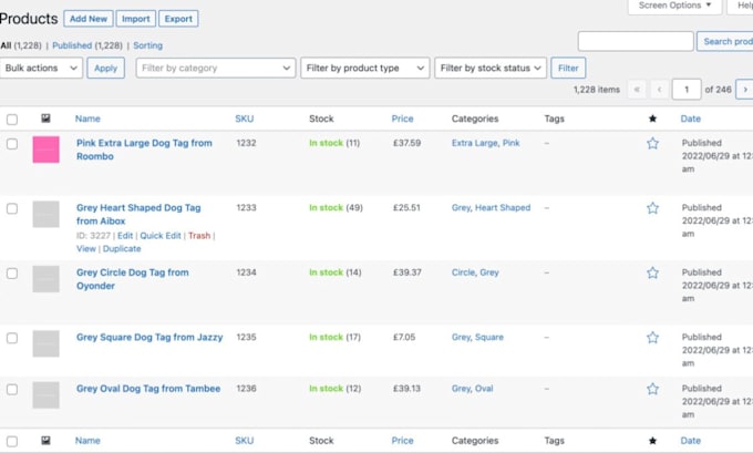 do wordpress data entry, woocommerce product upload