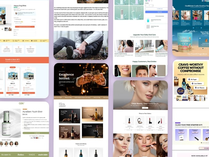 build shopify one product store, landing page, gempages, and replo