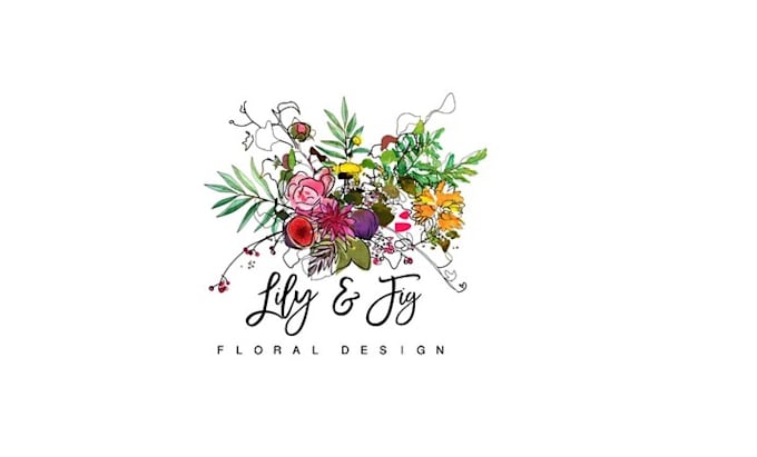 design floral logo for you