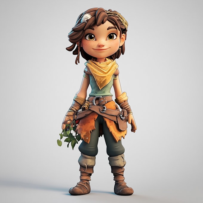 create 3d pixar style cartoon character, avatar, animation,
