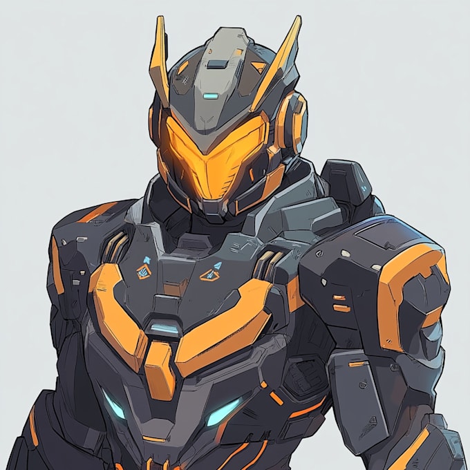 design spectacular robots and friendship portrait
