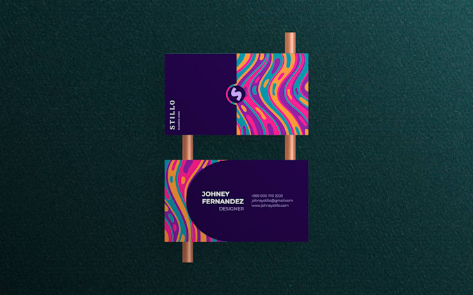 custom business card design with print ready files