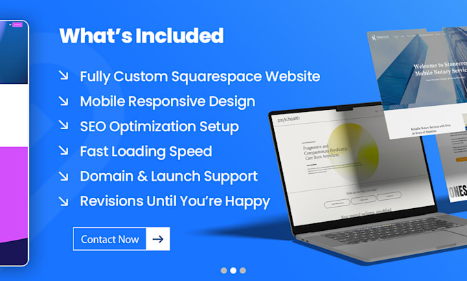 develop squarespace website design