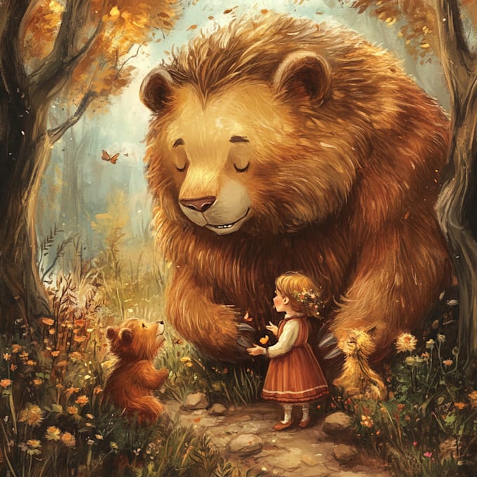 create a cute character for children book