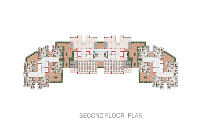 render site plan, master plan and landscape plan for real estate