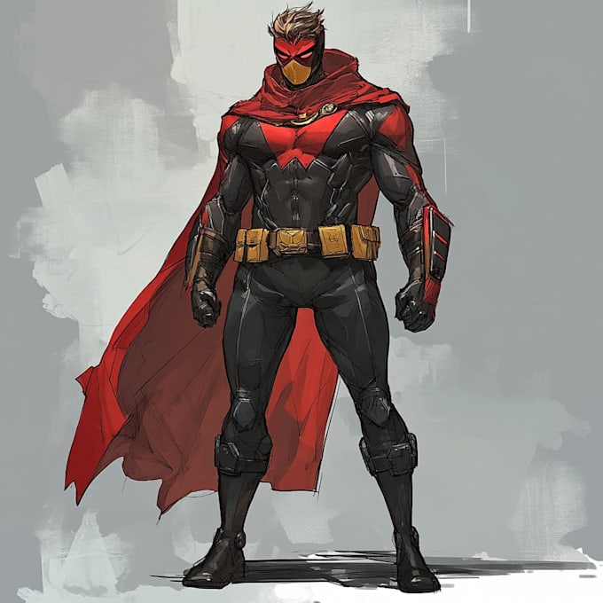 Design superhero character design concept art for your comic by ...