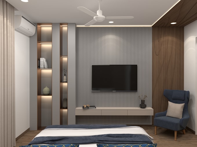 create residential interior 3d