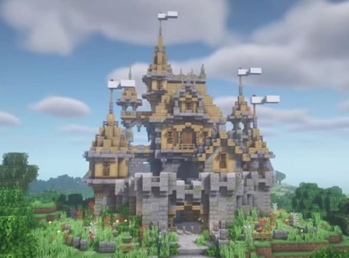 build a minecraft lobby, house, and spawn in java or bedrock