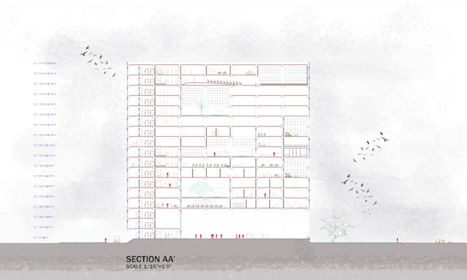 design architectural plans, elevations, sections, working drawings, and 3d