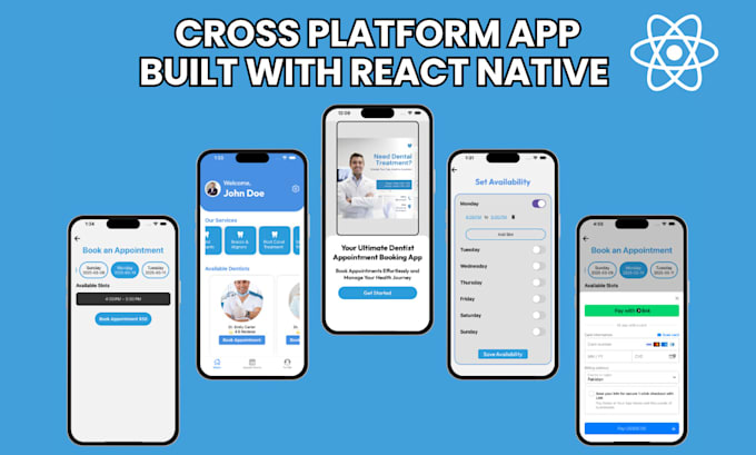 do android and ios app development using react native