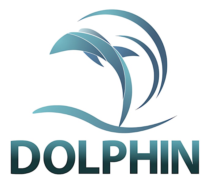 make your creative dolphin logo