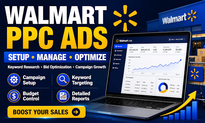 manage walmart PPC ads and optimize campaigns