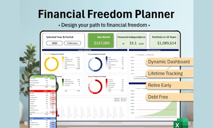 create automated excel or google spreadsheets for personal finance, student,