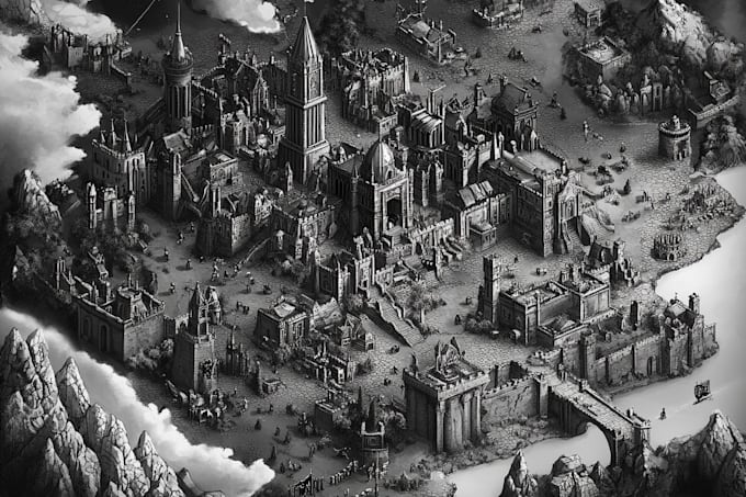 make you a medieval fantasy map
