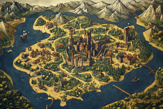 create a fantasy map for your book