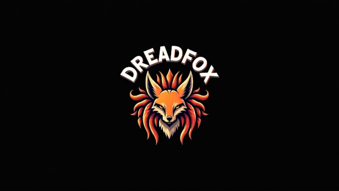 design an awesome dead fox mascot logo with express delivery