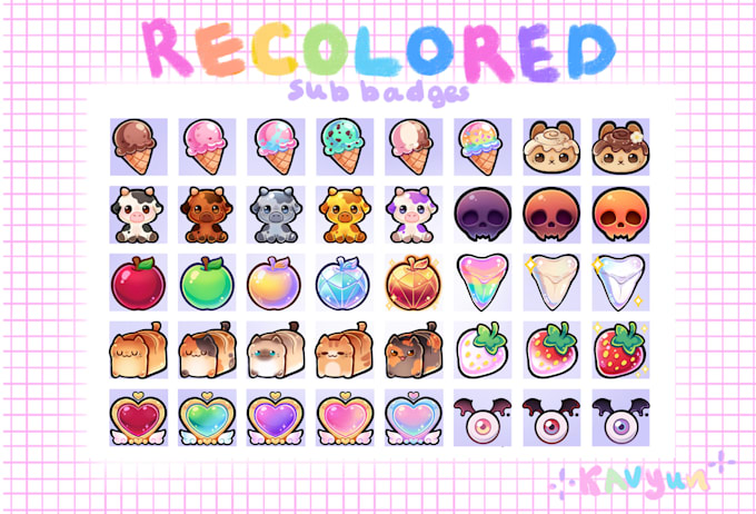 recolored bit sub badges