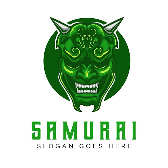 make a creative unique yokai logo