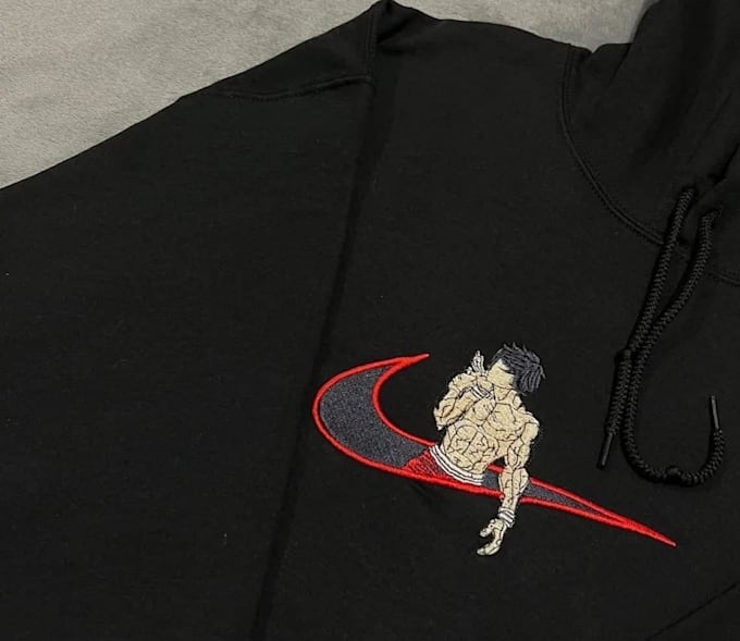 do professional machine embroidery logo in 1 hr