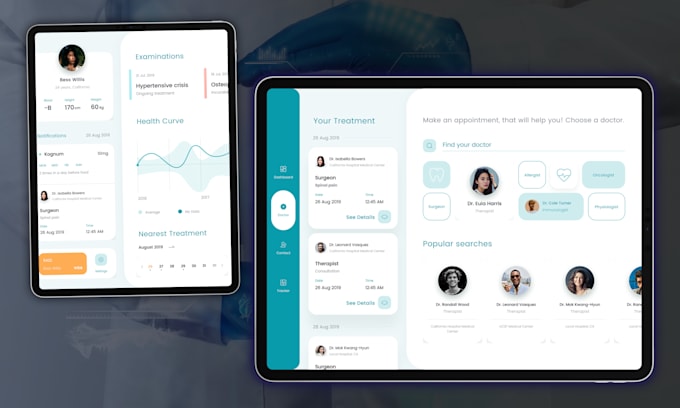 create a healthcare ehr emr app like cerner or allscripts