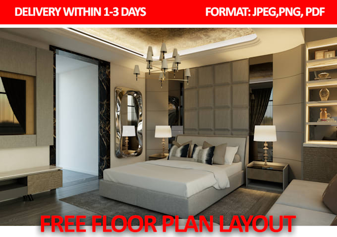 3d modeling and renderings free floor plan layout