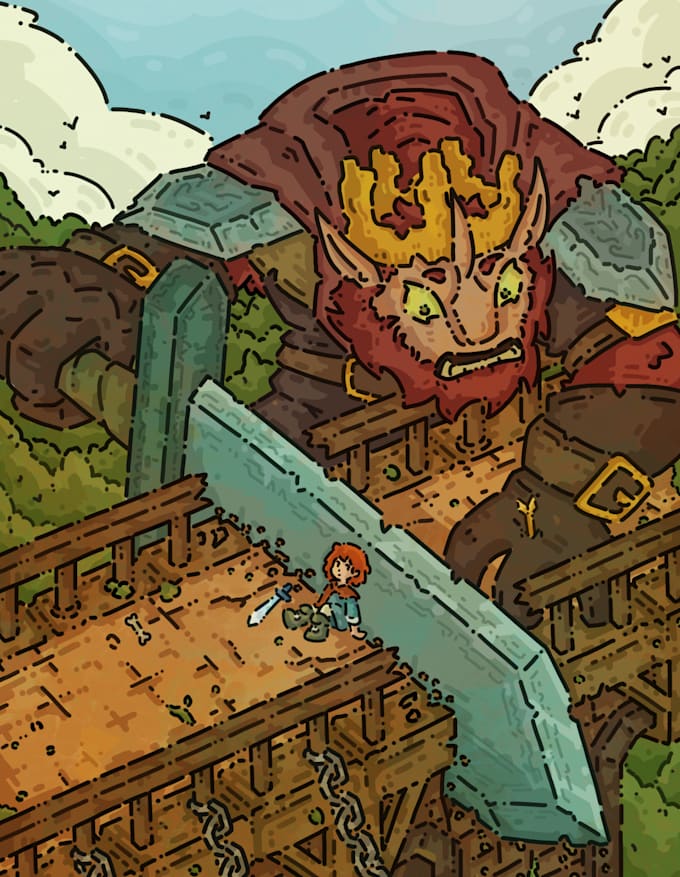 illustrate your stories and dnd campaigns in my artstyle