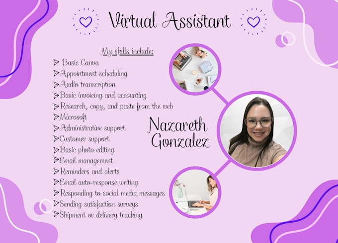 be your trusted virtual administrative assistant