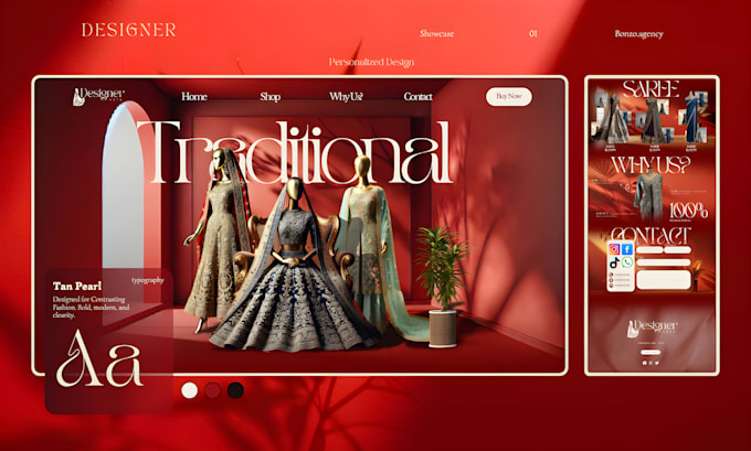 create a custom 3d animated website with scroll animations