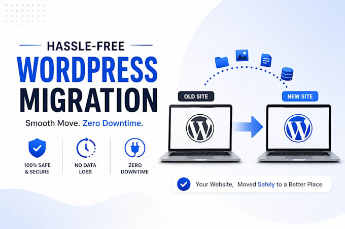migrate wordpress website to a new host or domain