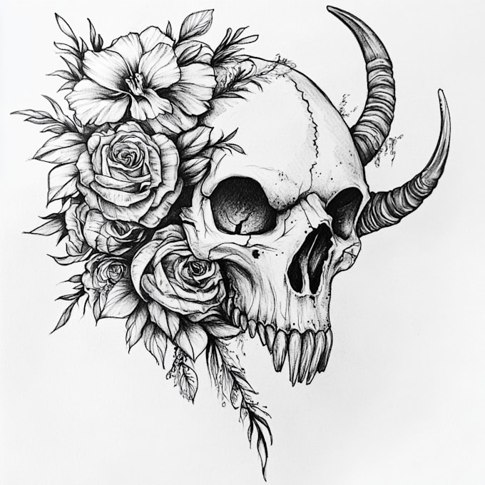 draw a custom tattoo design